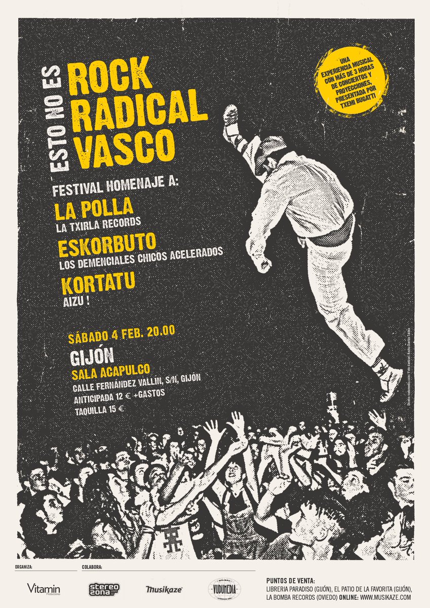 #Gijon es la 1° fecha del 2017! Estaremos el 4 de Febrero en la Sala Acapulco. Entradas ya en puntos de venta y en musikaze.net/web/?menu=138&…