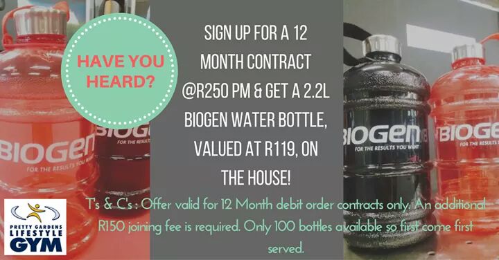 *Special Offer* Only at Pretty Gardens Gym! <a href="/BiogenSA/">Biogen</a> <a href="/adrian_leroux/">Adrian Le Roux</a> <a href="/mornecastelyn/">Morne Castelyn</a>