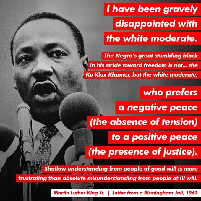 Martin Luther King Jr White Moderate Quote Inconvenient Mlk' Quotes Remind Us Of King's Legacy