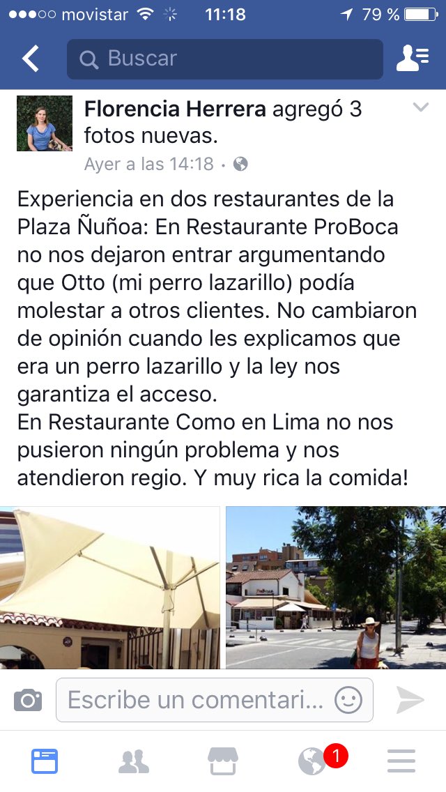 Prohíben el ingreso de perro lazarillo a restaurant ProBoca ubicado en Ñuñoa!!!
#Noaladiscriminacion