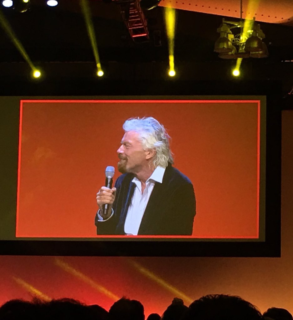 jackismail's tweet photo. 'Not taking yourself too seriously is important'  #BransonChat at NRF New York https://t.co/wtFZGY3AME