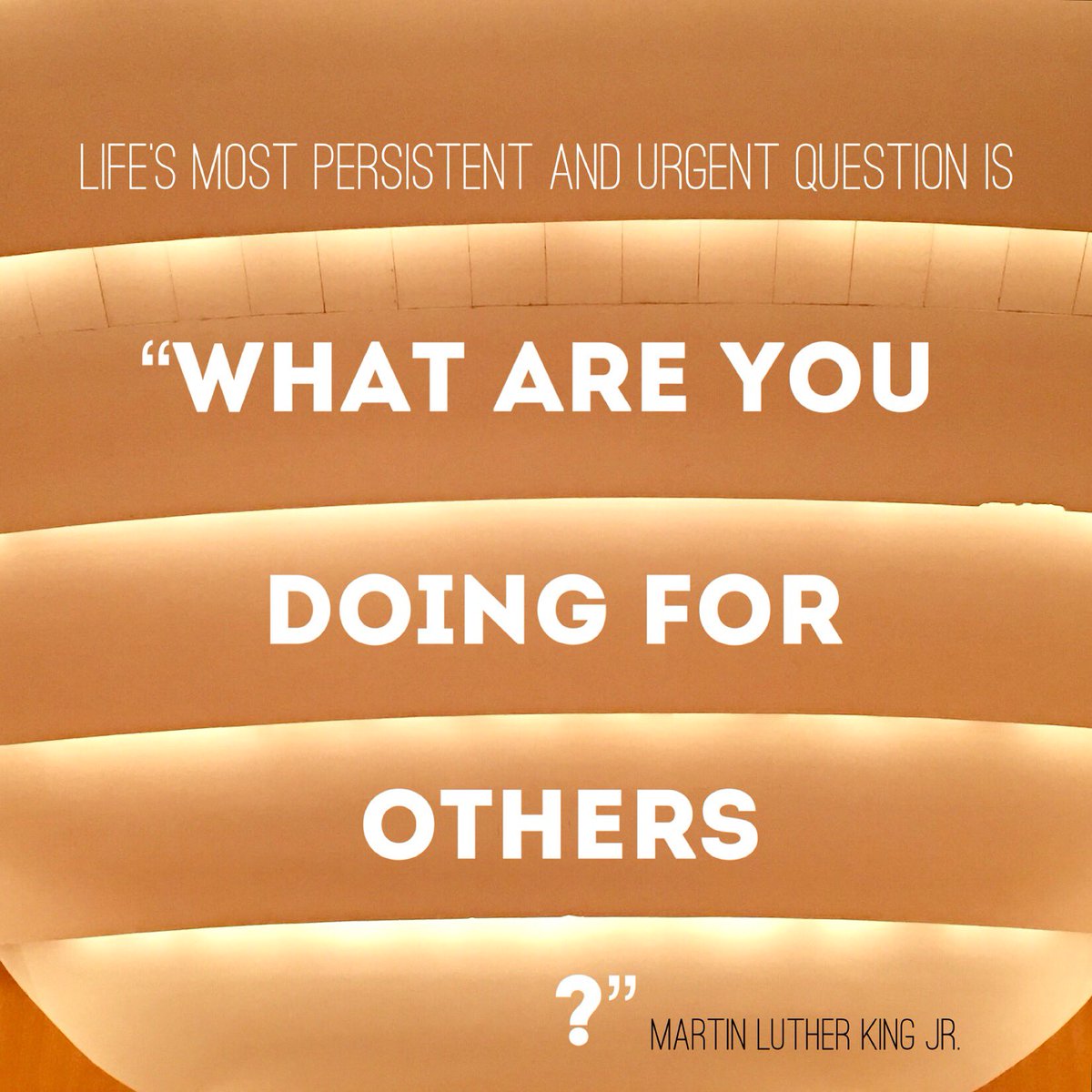 inspiredbuff's tweet image. Good question to ponder, but then thoughtfully move into action. #mlkday #mlk celebration at #kleinhans