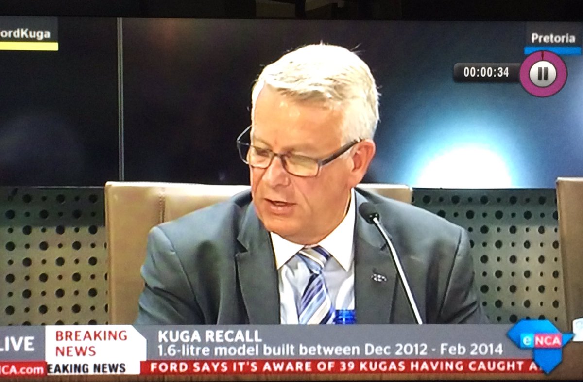 #Ford recalls Ford Kuga 1.6l models manufactured between 2012 &amp; 2014 <a href="/CARmagSA/">CAR magazine</a> <a href="/barrybateman/">Barry Bateman</a> @Mio_Queenie <a href="/eNCA/">eNCA</a> <a href="/Ford/">Ford Motor Company</a>
