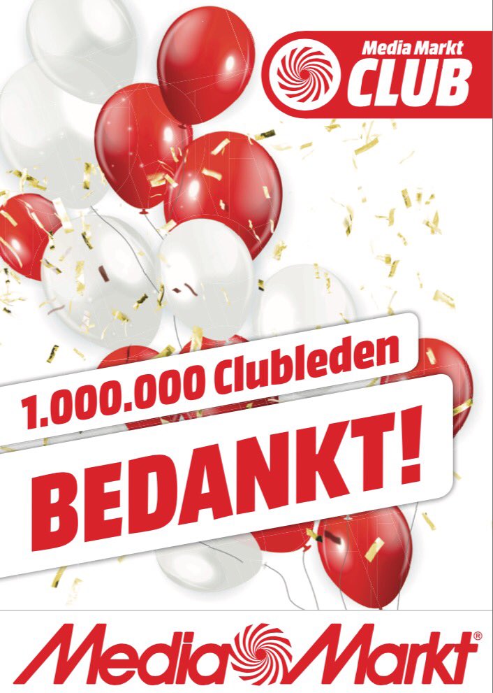 Hoera! We hebben landelijk 1 miljoen clubleden! Ook lid worden? Kom langs in de winkel! #dingenwaarjeblijvanwordt
