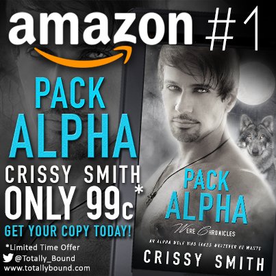 entwined_books's tweet photo. Congratulations to @CrissySmith currently #1 on @amazon with #PackAlpha Have you read it yet?! https://t.co/UPaZz42gB1 https://t.co/v8K14JE4MX