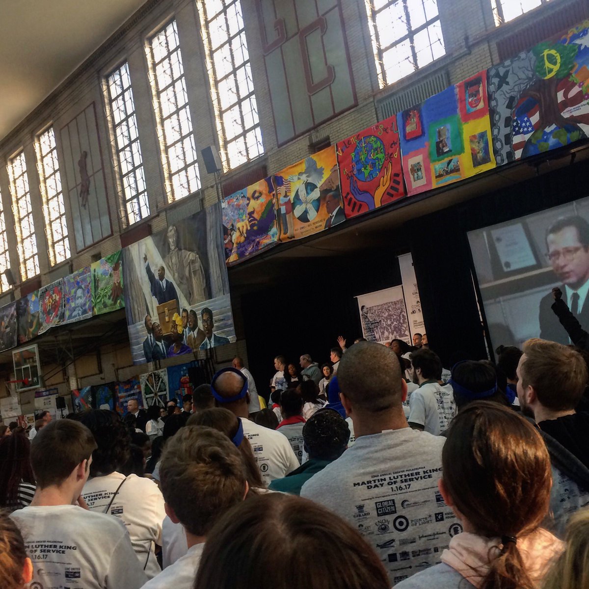 Catsleigh's tweet image. Here at @GirardCollege w/ @BoMFPhilly for @MLKDay!