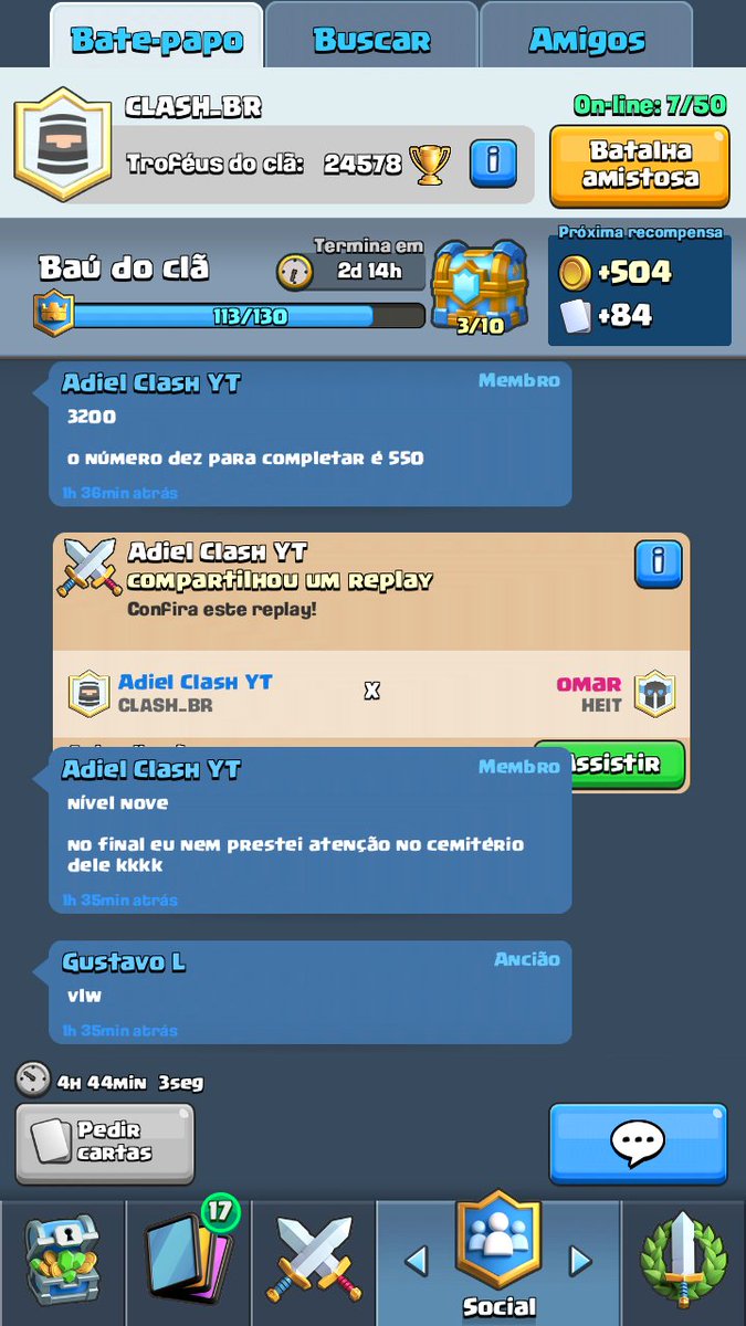 BarryMCPE's tweet photo. @ClashRoyale desenvolvedores o jogo está com um bug de som e chat,quando agente sai do clash sem apagar a aba o som do jogo continua tocando https://t.co/6KqvJv3Y8s