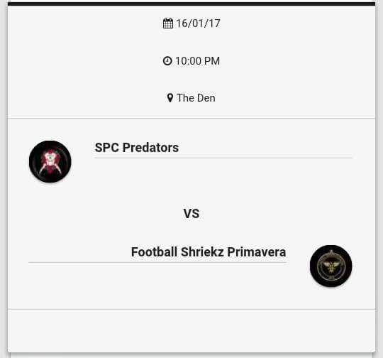 SpcPredators's tweet photo. #Matchday https://t.co/XPR7NfhXdK