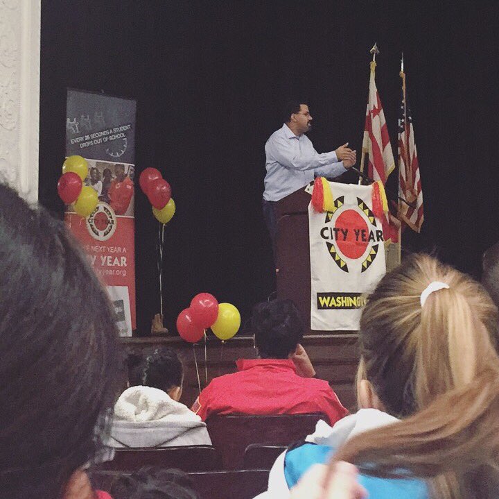 U.S. Department of Education (@usedgov) on Twitter photo "The work of service sends forth a ripple of hope." @JohnKingatED We're at <a href="/RooseveltHSDC/">Roosevelt HS DC</a> today kicking off #MLKDAY ready to serve! "The work of service sends forth a ripple of hope." @JohnKingatED We're at <a href="/RooseveltHSDC/">Roosevelt HS DC</a> today kicking off #MLKDAY ready to serve!