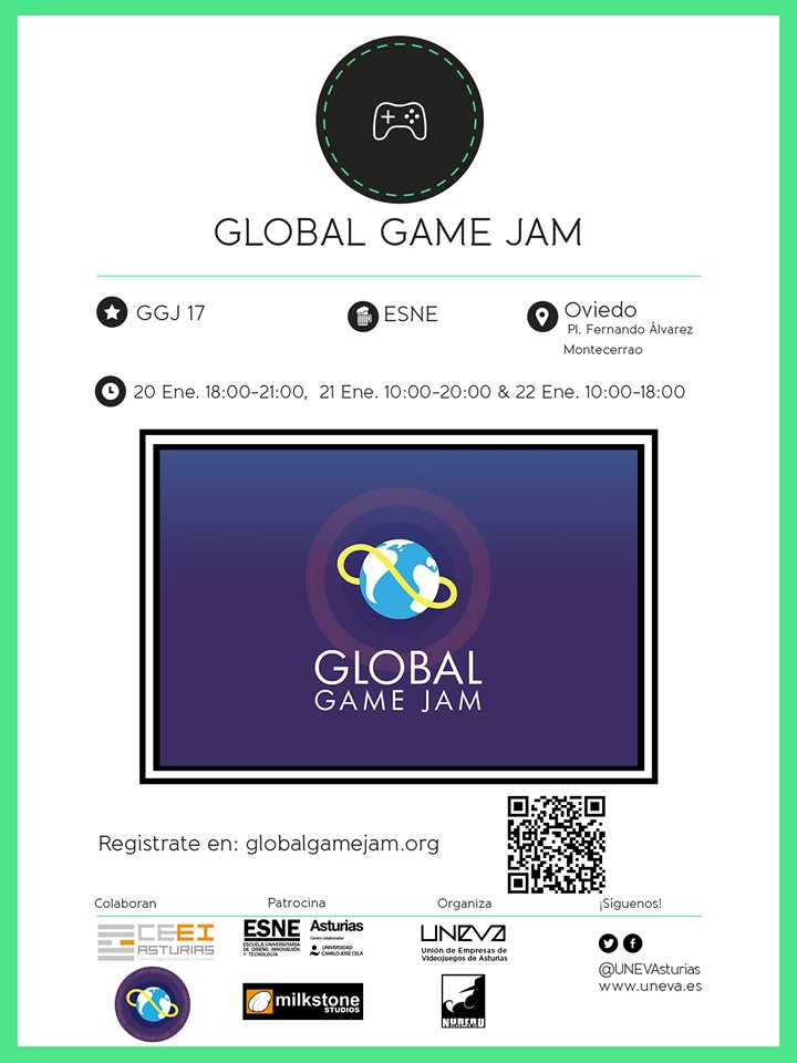 ana_ceei's tweet photo. 20-22 ENE #CeeiAsturias colabora en la #GGJ17 en Asturias organizada por @UNEVAsturias ¡Participa! #videojuegos https://t.co/SKkPl46bwp … https://t.co/A5bfprFxYv