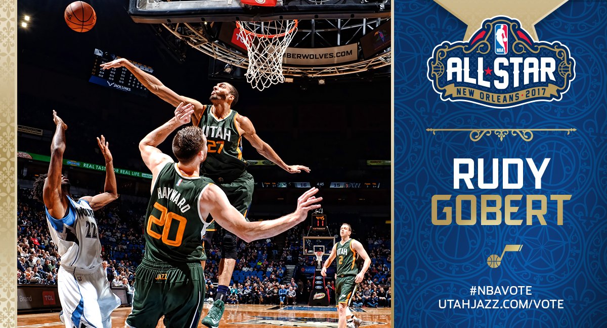 RT = Vote for @RudyGobert27!

Today is the final day to vote!

#NBAVote #TakeNote
