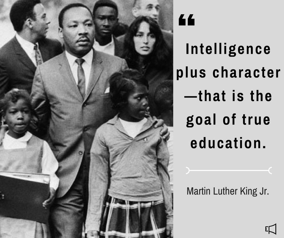 edu_post's tweet photo. In honor of the #MLKDay holiday, let's remember Dr. King's wise words. https://t.co/KsVXap6XPW