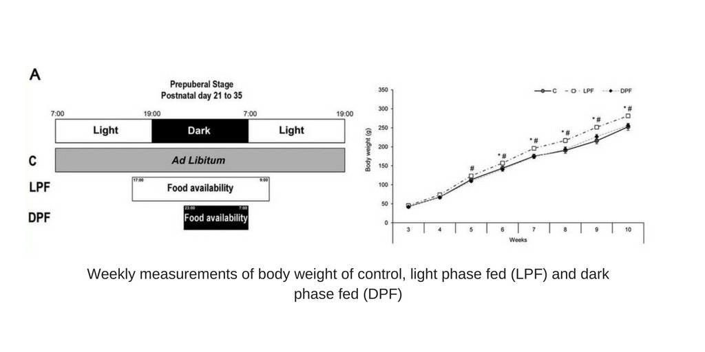 JEndocrinology's tweet photo. A research paper from Mexico: Prepuberal #lightphase #feeding induces #neuroendocrine alterations in adult rats https://t.co/aDtjRGSUNd https://t.co/qYUNwFotRQ