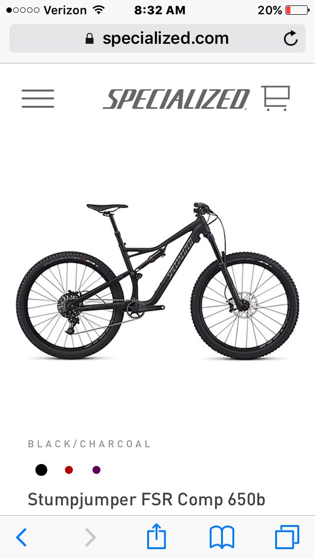 Specialized275's tweet photo. l was riding  my 2017 Comp650b this weekend like dude... this bike is fun! @RockNRoad @iamspecialized @Specialized275 https://t.co/G1zjidh3dX