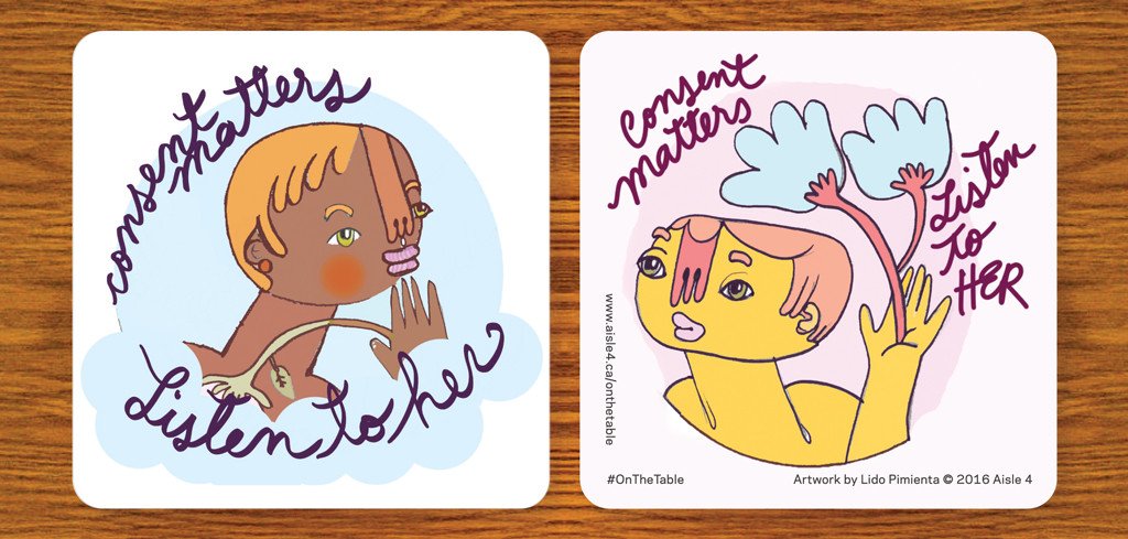 Can art help us talk about sexual violence? Look out for these coasters at bars as part of @TODesignOffsite Fest nowtoronto.com/art-and-books/…