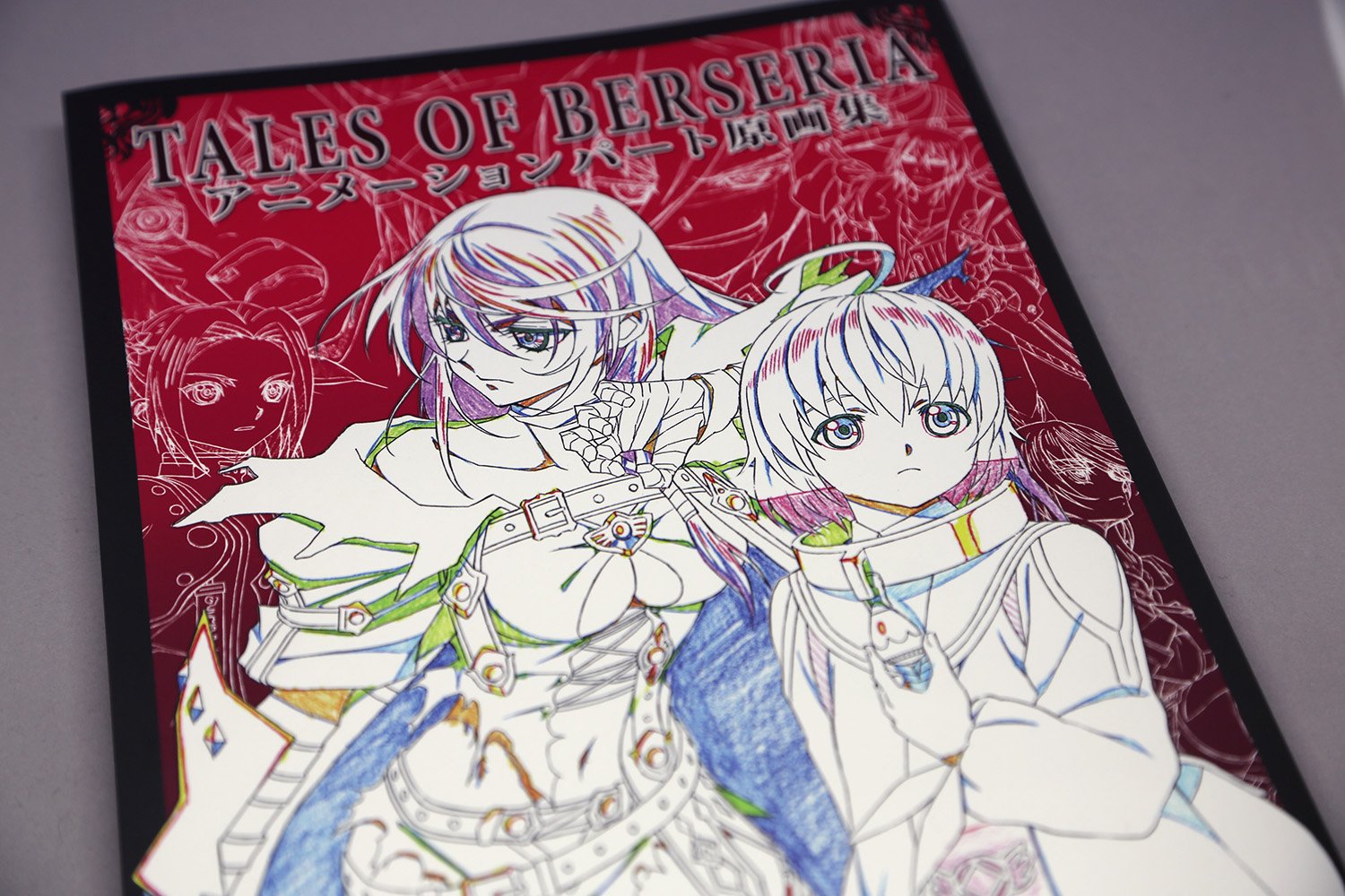 アニメムック　付属品付)テイルズ オブ デスティニー 複製原画(直筆サイン/シリアルナンバー入り) テイルズオブディスティニー 複製原画 ファイングラフ