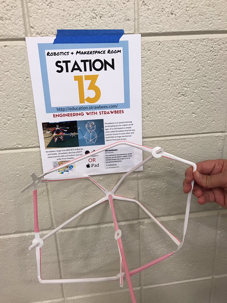 peckhamm's tweet photo. Team 15 -Engineering w/strawbeses! #385innovate https://t.co/2ALSyrDTVp