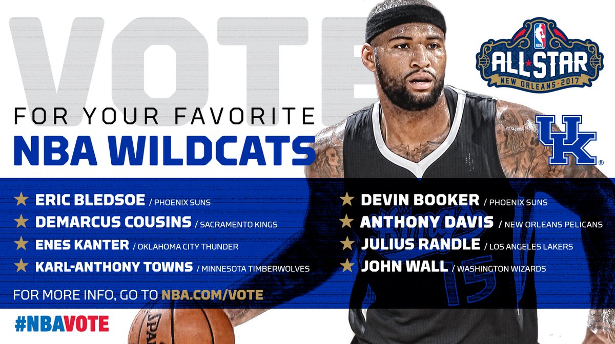 KentuckyMBB's tweet photo. #NBAVOTE @boogiecousins https://t.co/0GLxcgB34H