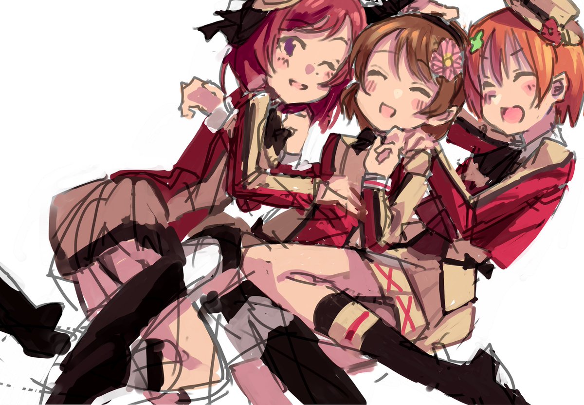 まだラフなのでこれを今日中に完成させてかよちんの誕生日を祝わねば… 