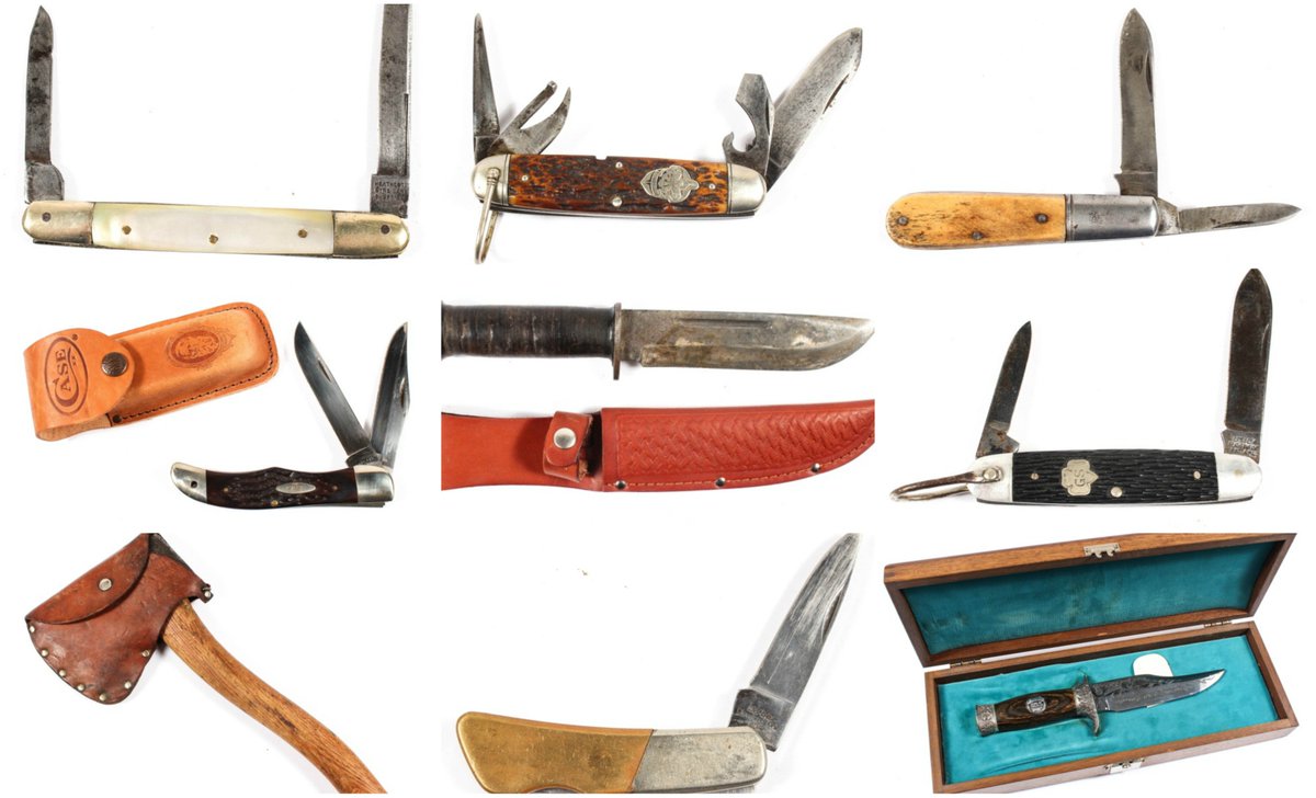 Live Bidding Online Only Vtg Knife Auction starts tomorrow at 6PM Register through #Auctionzip or #EbayLive to bid sellersvilleauction.hibid.com/catalog/92455/…