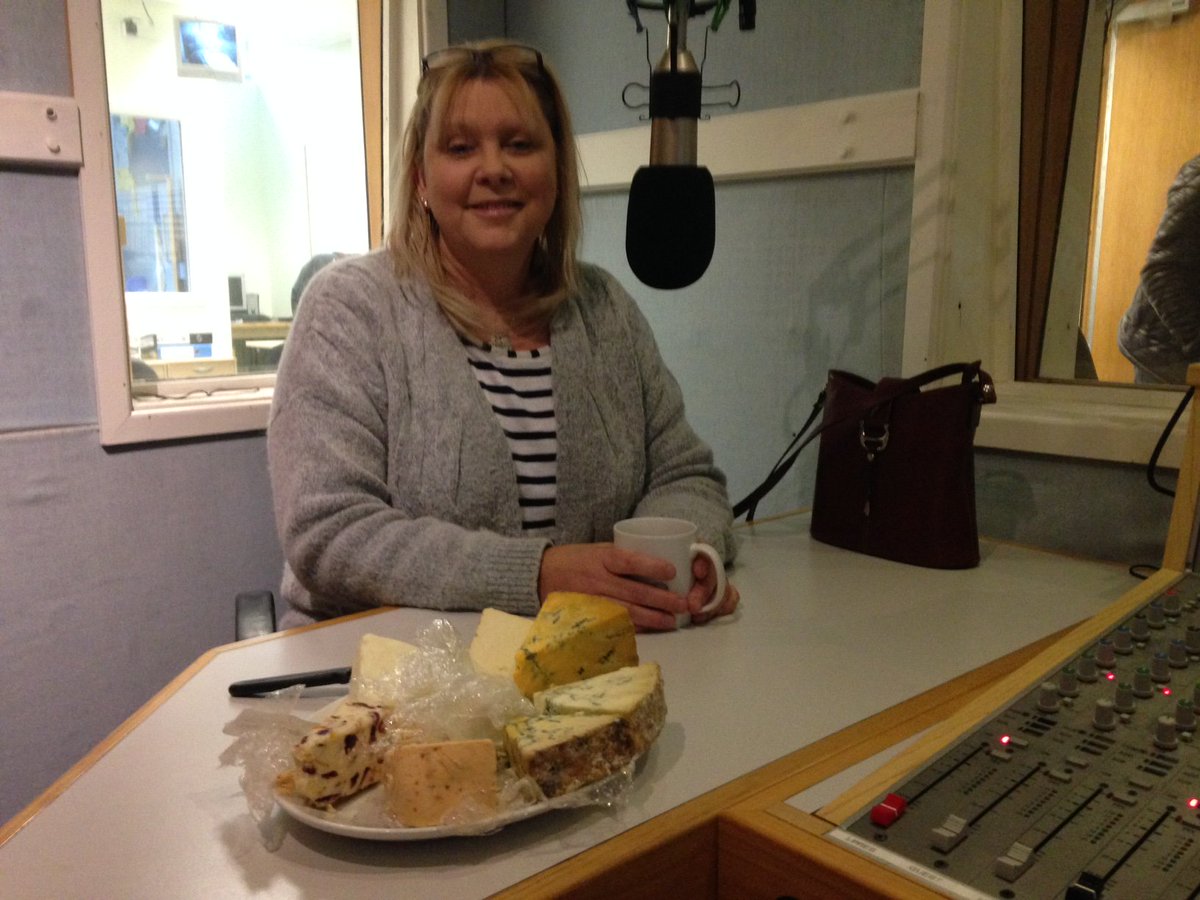 ImagineRadioDD's tweet photo. LISTEN AGAIN: Claire from #Hartington @OldCheeseShop treated us to some samples! Yummy! https://t.co/sQkGX7ZdI9 https://t.co/ohk4z0lVBN