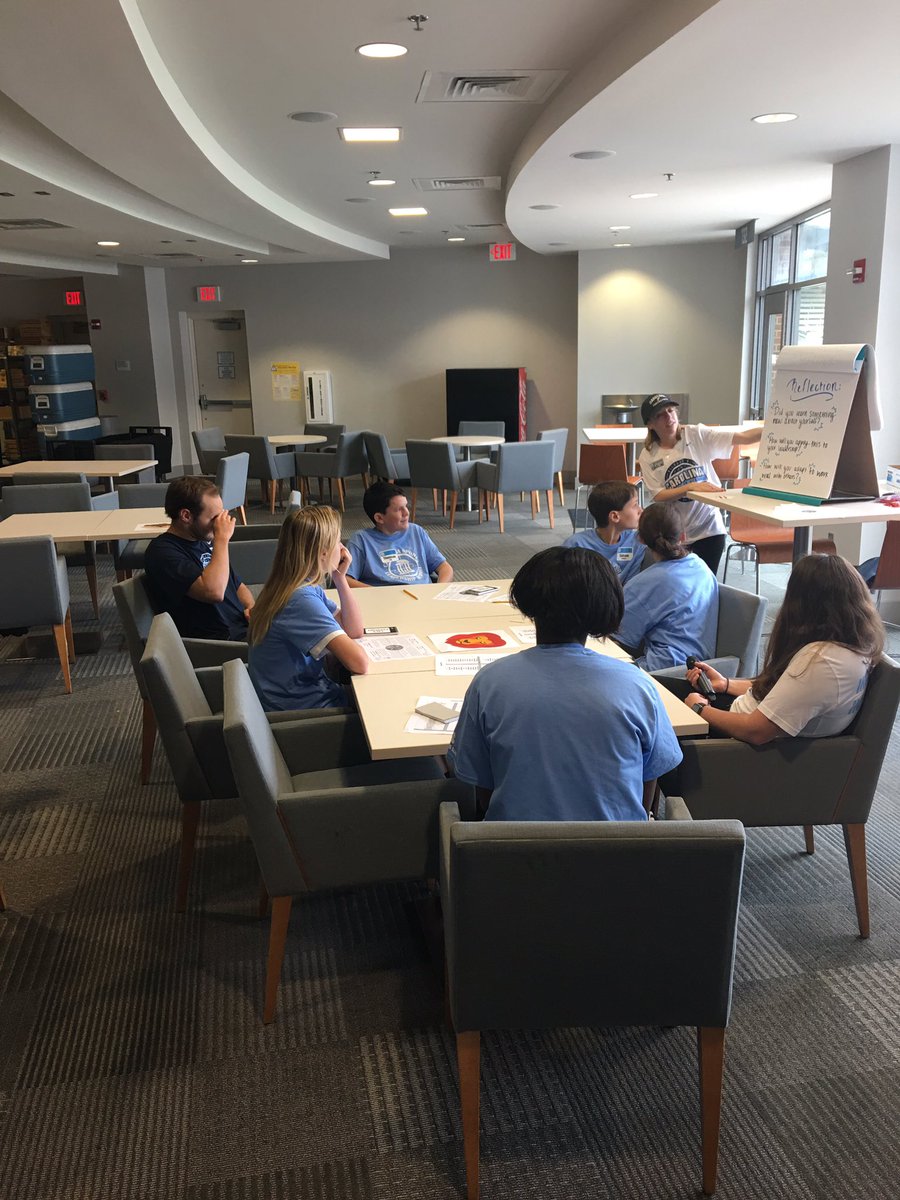 UNC_CSLS's tweet image. Station A is working on Personal Leadership!