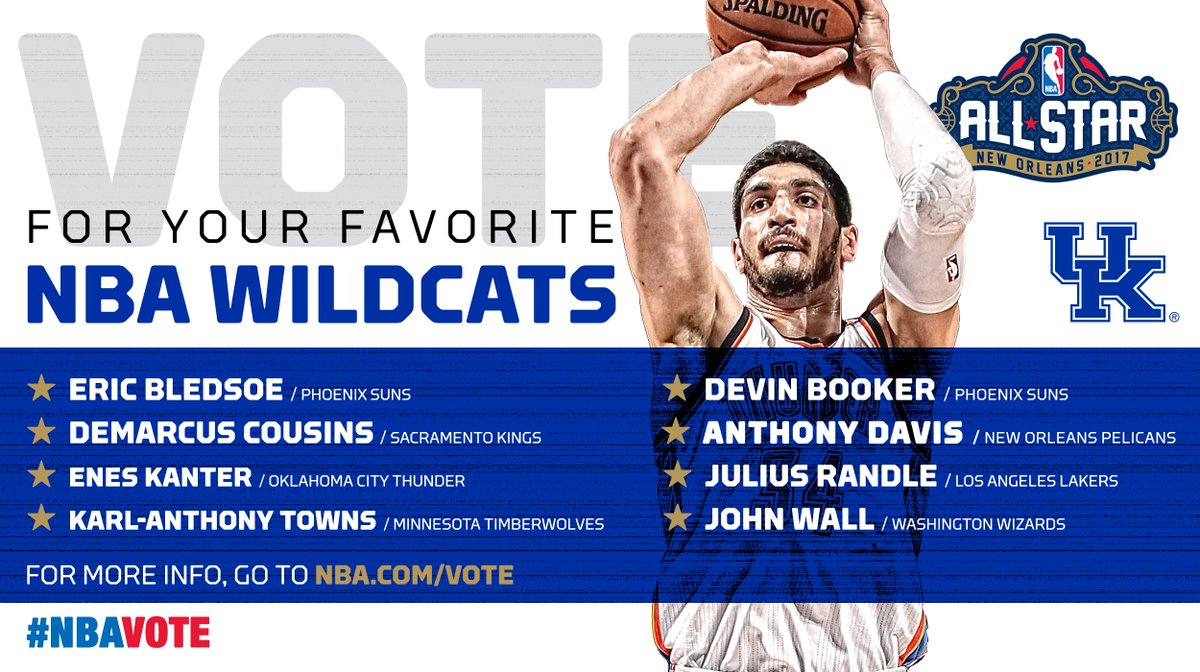 KentuckyMBB's tweet photo. #NBAVOTE @Enes_Kanter https://t.co/6oCbgL9bGX