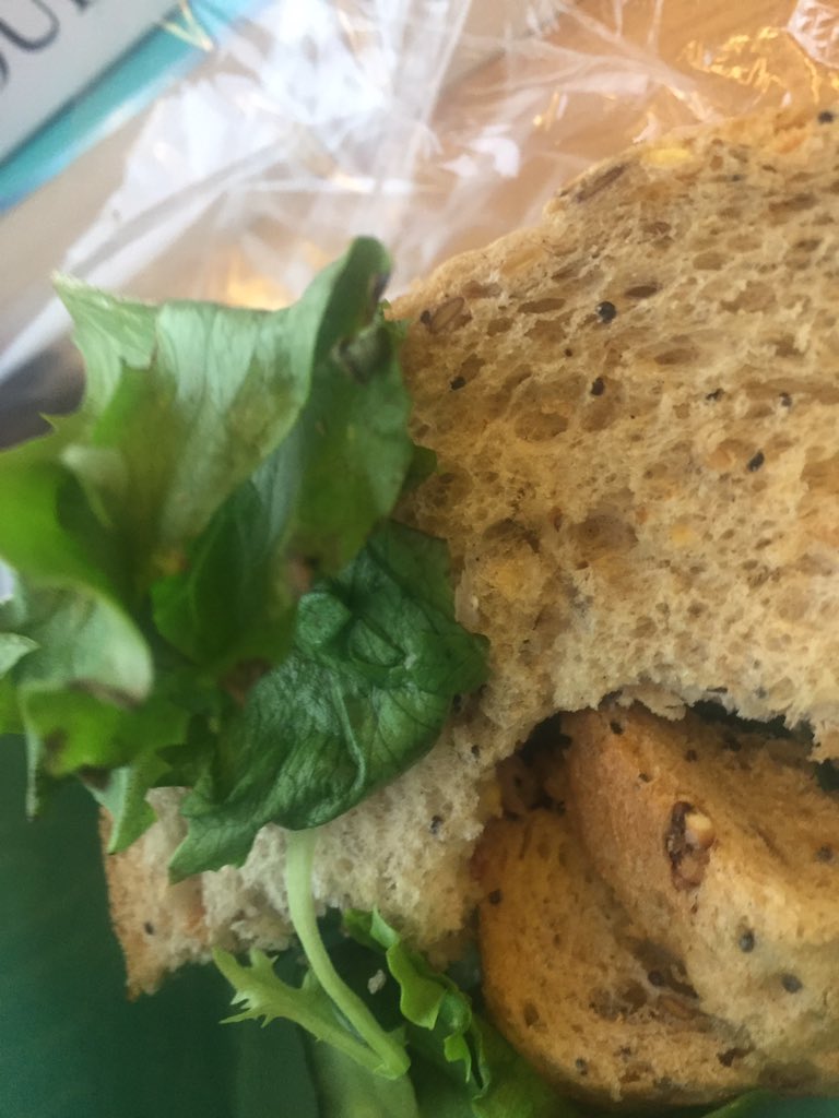 mrstuartaitken's tweet photo. @Virgin_TrainsEC poorly made brown  lettuce only buttered on one side , is this your usual standard? https://t.co/BNJdi8BFrq