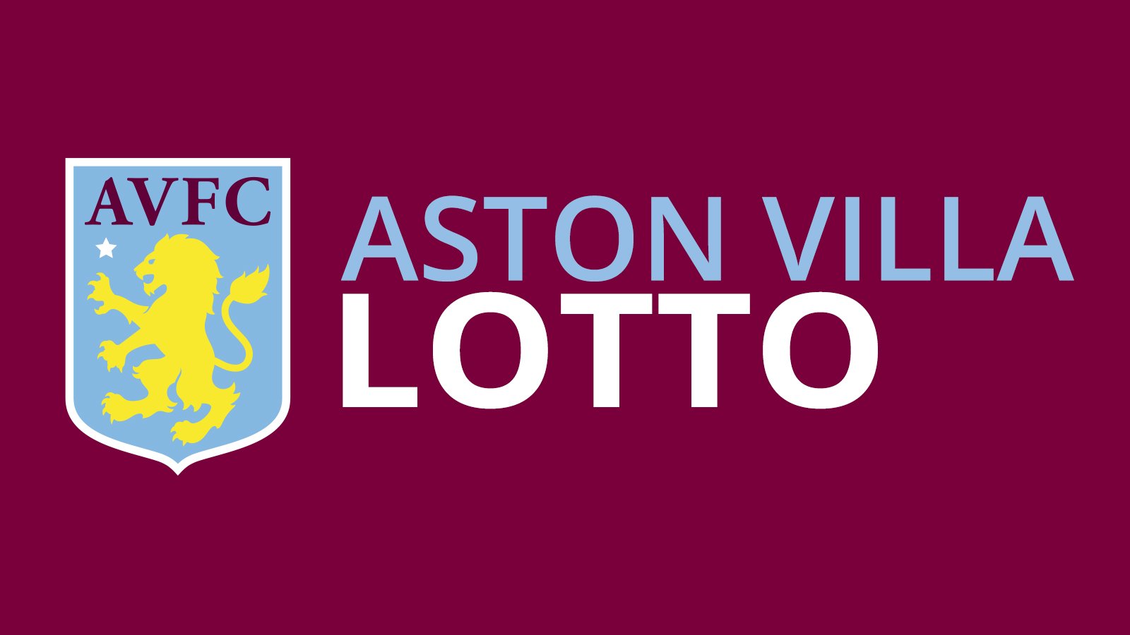 Aston Villa FC on Twitter: "Latest Lotto Draw (Wed 18th) Winning