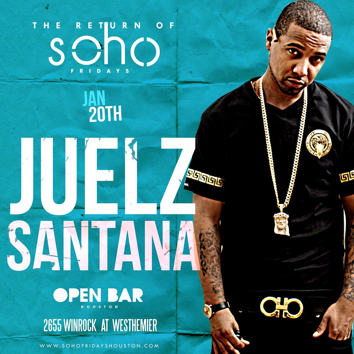yungdbrooks's tweet photo. #sohoFridays 18+ w/ @thejuelzsantana at Club Open Bar Houston 2655 Winrock Blvd. At Westhimer Rsvp At https://t.co/7U3xIG24uO https://t.co/eL2fHNWkpS