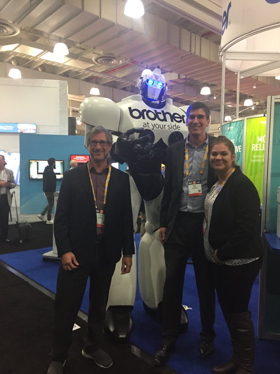 RT @Nsproweb: Stopped by #brotheratnrf to take a picture with Mr. Brother. #nrf17 #nrfbigshow