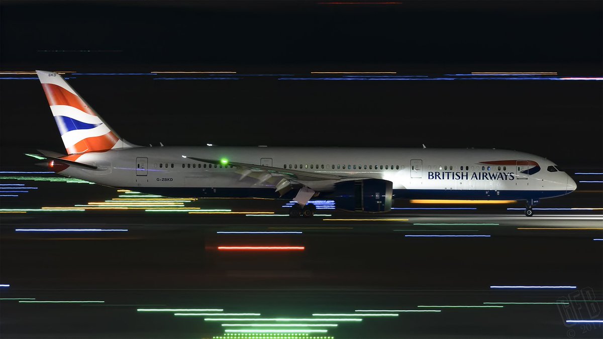 GFBAvPhoto's tweet photo. @British_Airways flight 197 slowing on @iah runway 8R. #787 #GZBKD https://t.co/DMl3bbDlLS