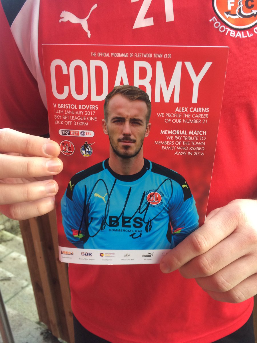ftfc's tweet photo. ✍🏻 Fancy winning yourself a signed copy of the Bristol Rovers programme by @AlexCairns30? Simply retweet to enter! https://t.co/1yfh777CvP