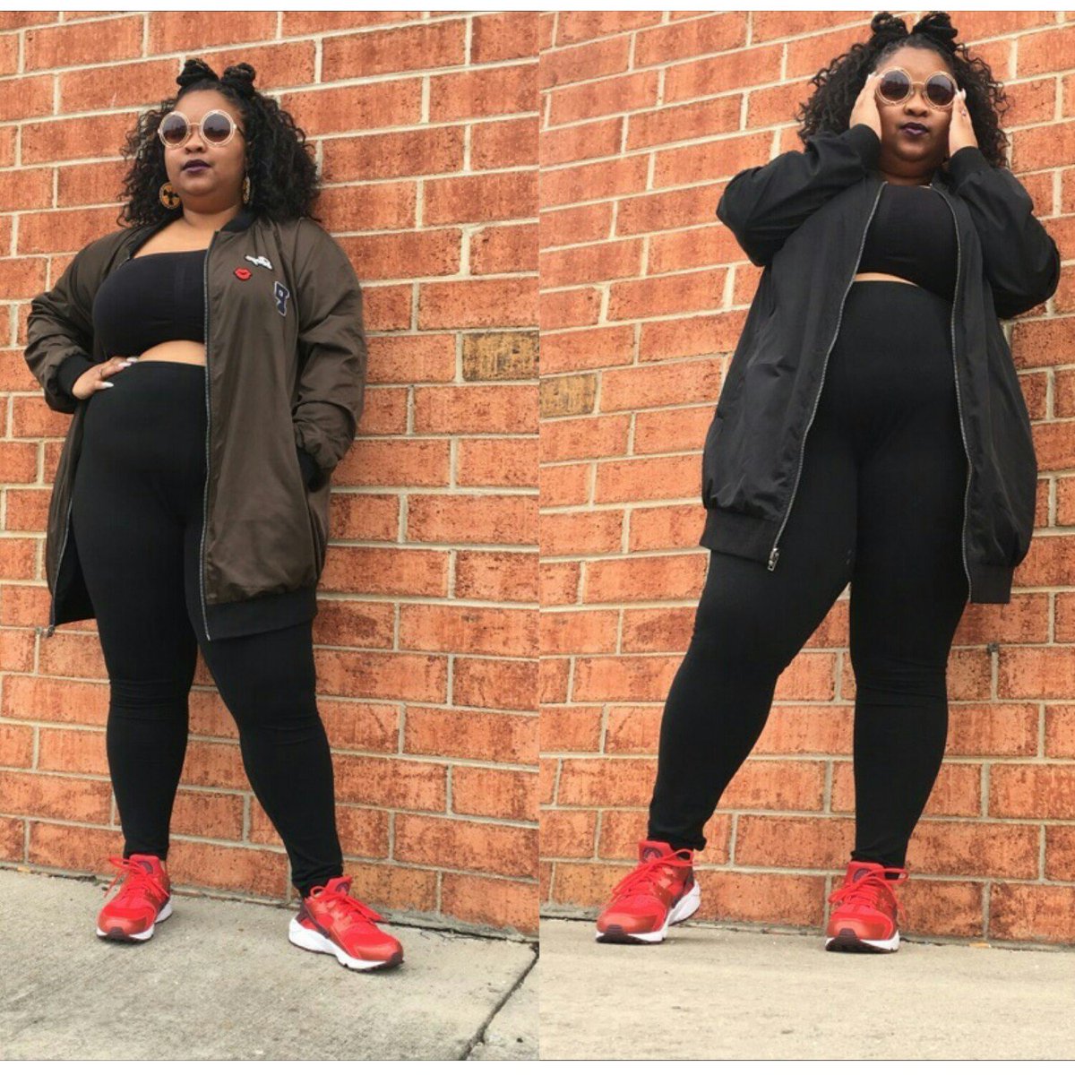 ThePlushProject's tweet photo. BLOG POST:  STREET CHIC
Get into this cute and comfy post! #plussize #plush #fatshion #fashion 
https://t.co/pUnIAmRh2B https://t.co/2MtCSpOsJS