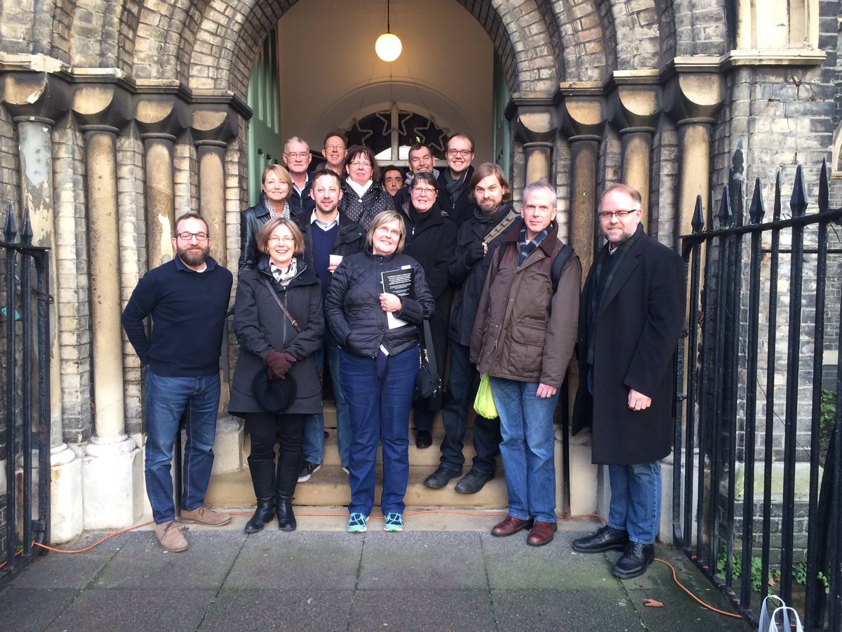 adamatko's tweet photo. Great to talk #churchplanting at @stpetersbethnal with @waltonandy Jason &amp; friends from across the US with @BexleySeabury   @theologycentre https://t.co/ax850wdXUD
