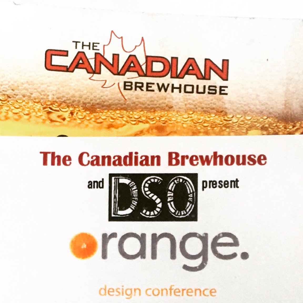 Thank you to the Canadian Brewhouse for feeding our guests!