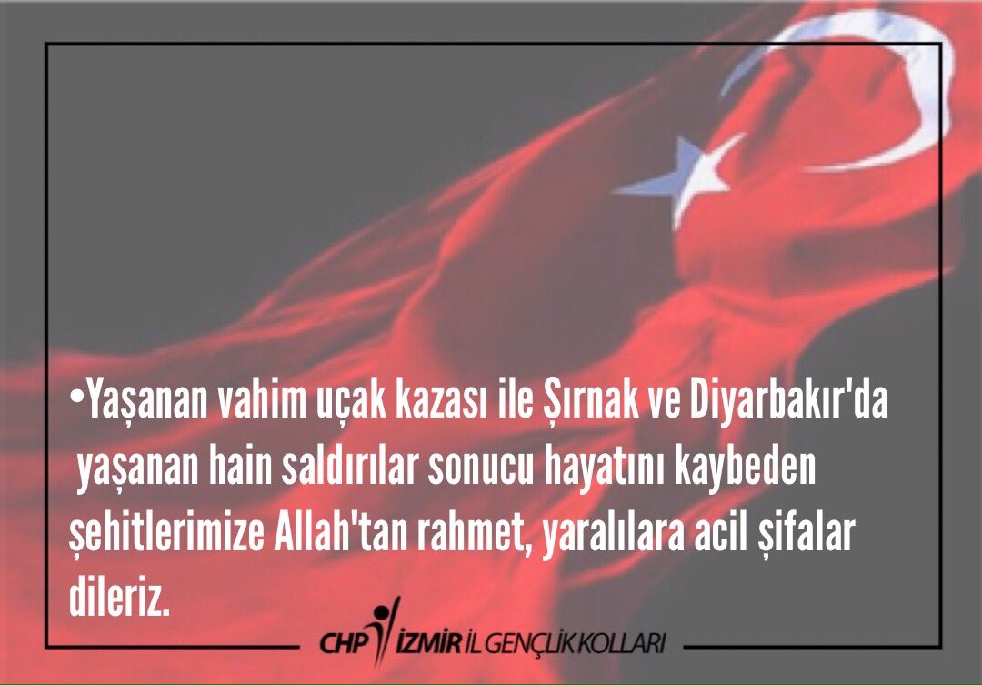 chpbucagenc's tweet photo. Söyleyecek sözler ard arda gelen acılarla tükeniyor, ülkemizin başı sağolsun... https://t.co/8IZq2Vg4MK
