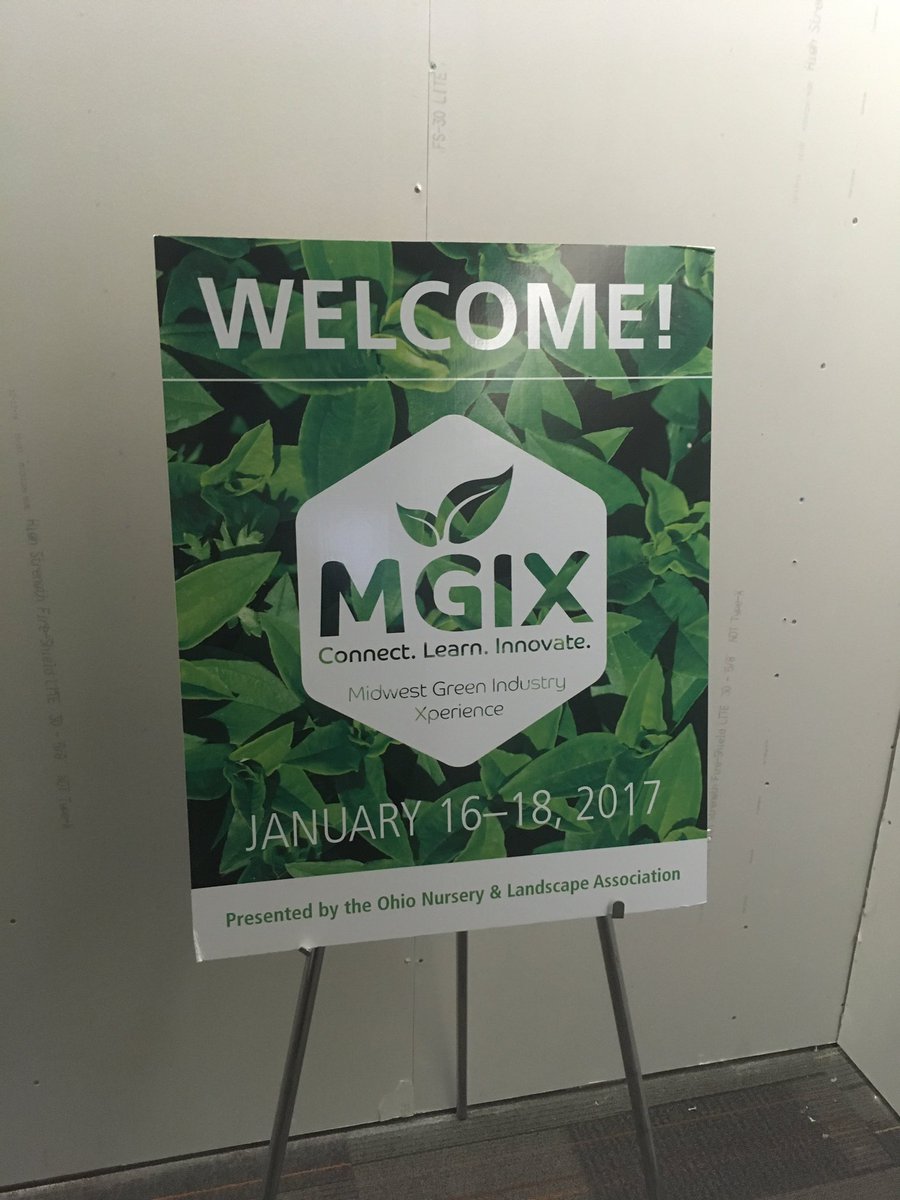 lawnlandscape's tweet photo. We're in Columbus for #MGIX. What education sessions are you excited about today? https://t.co/CfH7Xm4nHV