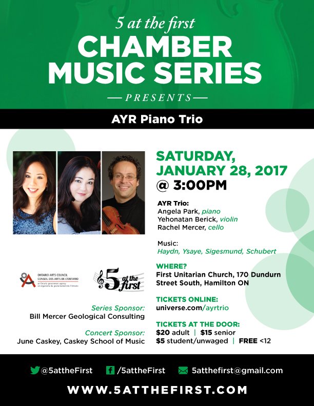 JAN 28 with <a href="/uOttawaMusic/">uOttawaMusique</a>'s <a href="/BigYviolin/">Yehonatan Berick</a>, darrensigesmund.ca, <a href="/E_M_I_C/">Ensemble Made In Canada</a>'s Angela Park, all <a href="/5attheFirst/">5 at the First</a>. Thx <a href="/ONArtsCouncil/">Ontario Arts Council/Conseil des arts de l'Ontario</a>!