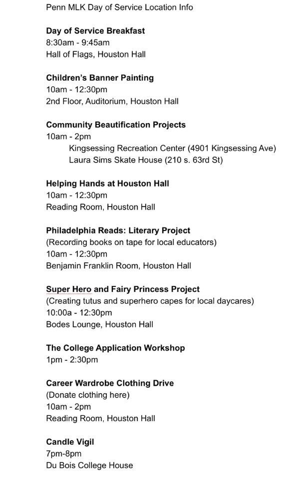 Join in on this MLK Day of Service and give back