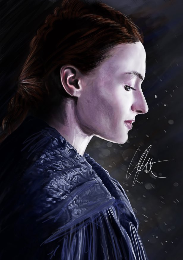 "Sansa Stark" - [Digital Painting] #GameofThrones