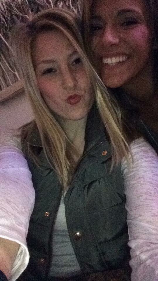 deannaopland's tweet photo. omg happy 22nd bday to my BFF! thnx for talking to me in to bad ideas since 7th grade!!!!! 😈 ily lots old lady 💘😻🍷 @MacySimmons2 https://t.co/jZsKeg4X8C