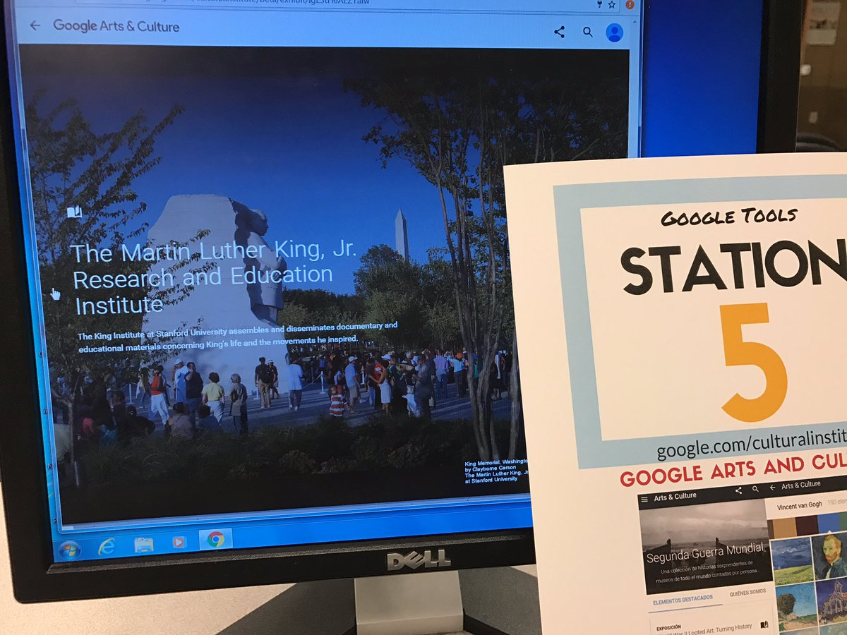 peckhamm's tweet photo. Learning about MLK on Google Arts &amp; Culture-team 15  #385innovate https://t.co/fazgZEVdmM