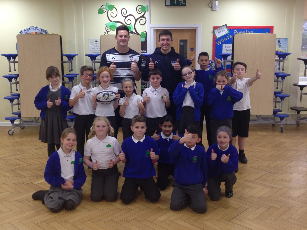 Thank You to <a href="/carnegierugby/">Yorkshire Carnegie</a>. Our Play Leaders have been rewarded with a Q&amp;A session &amp; some rugby games with <a href="/taylorprell/">Taylor Prell</a> @andysaull.