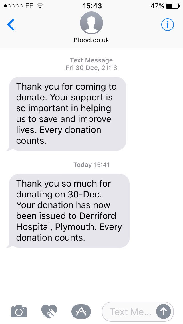 MeganGroves25's tweet photo. So happy to have received this!! Come on blood, please help someone! It makes it so much more realistic!! @GiveBloodNHS https://t.co/irwqHRQ8Nw