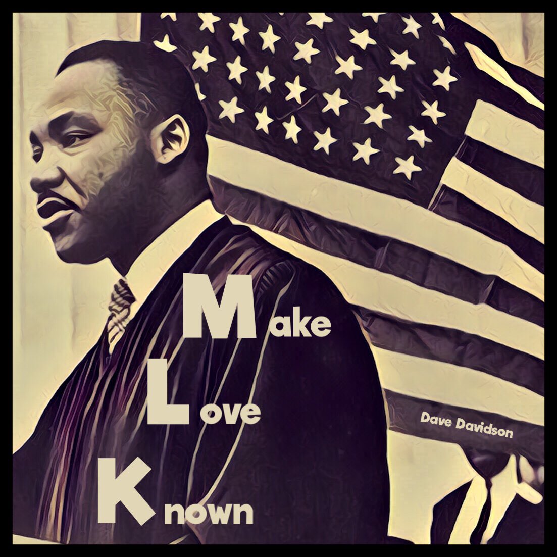 Prezography's tweet photo. Make Love Known #MLK #martinlutherking #davedavidson #writing #quotes #quoteoftheday #quote #inspiration #portrait #art #U2 https://t.co/X2tg0KOqlt