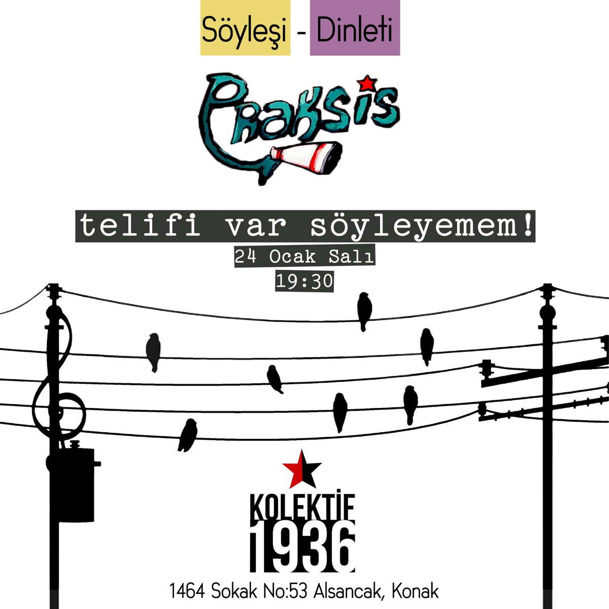 Salı günü telif falan dinlemiyoruz hem çalıp söylüyor hem de #halksponsorluğu mevzusunu konuşuyoruz!