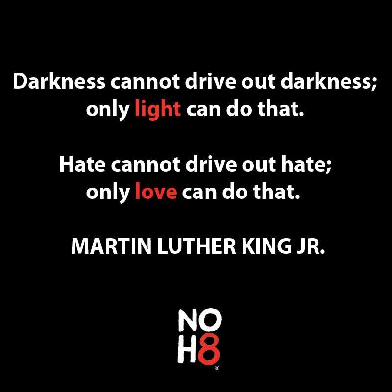NOH8Campaign's tweet photo. All love #NOH8 #MLKDAY https://t.co/0ouQ3FgqvZ