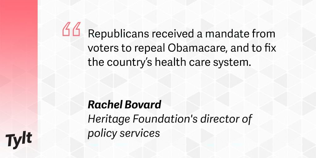 TheTylt's tweet photo. Trump was elected as a referendum on the last 8 years and it begins soon #GoodbyeObamacare
https://t.co/Ftv2tQN2lQ https://t.co/IaRKXUfJHl