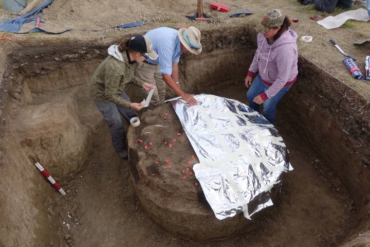 ROMPatrons's tweet photo. Wow! "Royal Alberta Museum to crack open 1,600-year-old roasting pit with meal still inside" https://t.co/JXdebcjKyo https://t.co/yG61QgrH9k